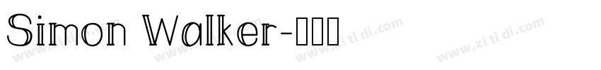 Simon Walker字体转换